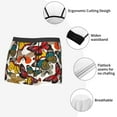 thumbnail image 6 of Balery Retro Floral Butterfly Men's Boxer Briefs, Soft and Breathable Cotton Underwear with nylon Waistband-Medium, 6 of 9