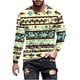 thumbnail image 2 of Blusas y camisas de manga larga con cuello redondo para hombre, blusa informal de moda con estampado de cuello redondo y manga larga, blusa estampada para hombre, blusa de poliéster, 2 of 5