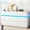 White, variant on HAUXITIO 9 Drawer Dresser Chest with Charging Station and LED Lights for Bedroom, Modern TV Stand Cabinet, White