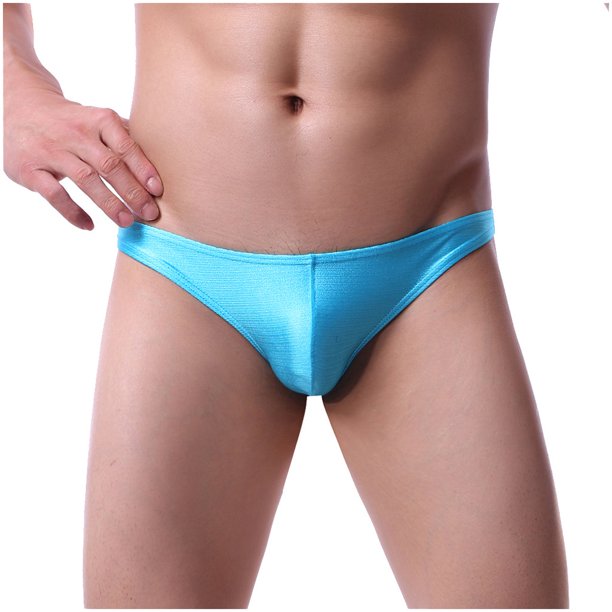 Gibobby Tangas de mujer sexy encaje Día de San Valentín Ventilación Calzoncillos de sexy Calzoncillos informales de alambre Calzoncillos de hombre Íntimos(Azul, M)