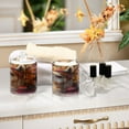 thumbnail image 6 of 4 Pack Qtip Holder Dispenser Alpaca in Flowers Clear Plastic Storage Apothecary Jars for Cotton Swabs Balls Pads Floss, 6 of 7