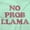 Mint Green, variant on No Problama Llama Alpaca Cute Funny Hoodie Sweatshirt Women Men Brisco Brands L