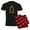 With Red Plaid Pant, variant on CafePress - Oh, Snap! Wishbone Pajamas - Men's Dark Loose Fit Cotton Pajama Set