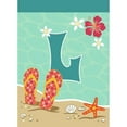 thumbnail image 6 of Magnolia Garden Flags M030035 Flip Flop Monogram T Polyester Garden Flag, 6 of 7