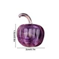 thumbnail image 2 of RKSTN Mini Citrouille Agate Pierre Bijou Violet, 2 of 5