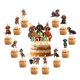 thumbnail image 1 of 25 Piezas De Decoración Para Tartas De Perro Salchicha, Decoración Para Cupcakes, Decoración Para Tartas De Perro Salchicha Para Decoraciones De Fiesta De Perro Salchicha, Suministros Para Fiesta De C, 1 of 5