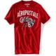thumbnail image 1 of Aeropostale Hombre California Est. Camiseta gráfica 87, roja, talla extra pequeña, 1 of 1