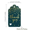 thumbnail image 5 of Inkdotpot Pack Of 100 Real Gold Foil Paper Tags ThankYou Bridal Shower-Baby Shower-Retirement-Wedding-Birthday Favor Hang Tags, 5 of 6