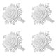 thumbnail image 1 of Nestingho 12Ud Metálicos Para Servilleta Con Delicado De Rosa Para, 1 of 6