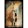 thumbnail image 2 of Butler, John 11x14 Black Ornate Wood Framed with Double Matting Museum Art Print Titled - Block and Tackle IV, 2 of 4