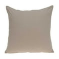 thumbnail image 4 of 20" x 7" x 20" Elegant Transitional Tan Pillow Cover With Poly Insert, 4 of 5