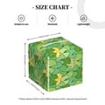 thumbnail image 3 of Kdxio Cartoon Frog And Lotus Leaf Print Tissue Box Cover,Square Decorative PU Leather Facial Paper Case Organizer Holder Dispenser for Bathroom,Night Stands,Desk,Car 5.2''X5.2''X5.2'', 3 of 6