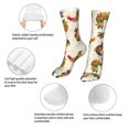 thumbnail image 3 of Salouo Boho Chicken Pattern Fun Novelty Crew Socks,Casual Athletic Socks Neutral Socks, 3 of 7