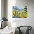 thumbnail image 3 of Nawypu Joyful in July III Canvas Wall Art Print, Floral Artwork, 3 of 4