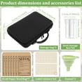 thumbnail image 2 of HLONK Garden Seed Storage Organizer Box - 60 Slots Seeds Organizer with Foam Insert Plastic Storage Containers Label Stickers Seed Envelopes Plant Tags Funnel  Vegetable Seed Storage Case, 2 of 10