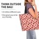 thumbnail image 2 of Balery Strawberries Bolsa Tote Estilo Estético con Cremalleras, Bolsa de Hombro, Bolsa de Compras Grande y Plegable, 2 of 8