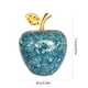 thumbnail image 3 of Manzanas de cristal azul, regalos para ella en Nochebuena, decoración romántica de manzanas, 3 of 6