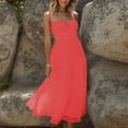 thumbnail image 2 of Sngxgn Women's Full Slips Long Spaghetti Strap Under Dress(Red,M), 2 of 5