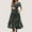 7-Green Flower, variant on Beaisland Women's Maternity Dress Short Sleeve Pleated Flowing Pregnancy Beach Dresses