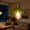 L, variant on Glass Pendant Lights Plug-in, Green Pendant Light Fixtures, Adjustable Height Vintage Brass Hanging Lamp for Kitchen Island, Dining, Living Room, Bedroom (I)