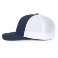 thumbnail image 3 of Blank and Custom Outdoor Cap OC771PF Low Pro Ladies Trucker, Soft Snap Closure-Navy/White, 3 of 8