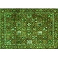 thumbnail image 1 of Ahgly Company Indoor Rectangle Persian Green Traditional Area Rugs, 2' x 4', 1 of 1