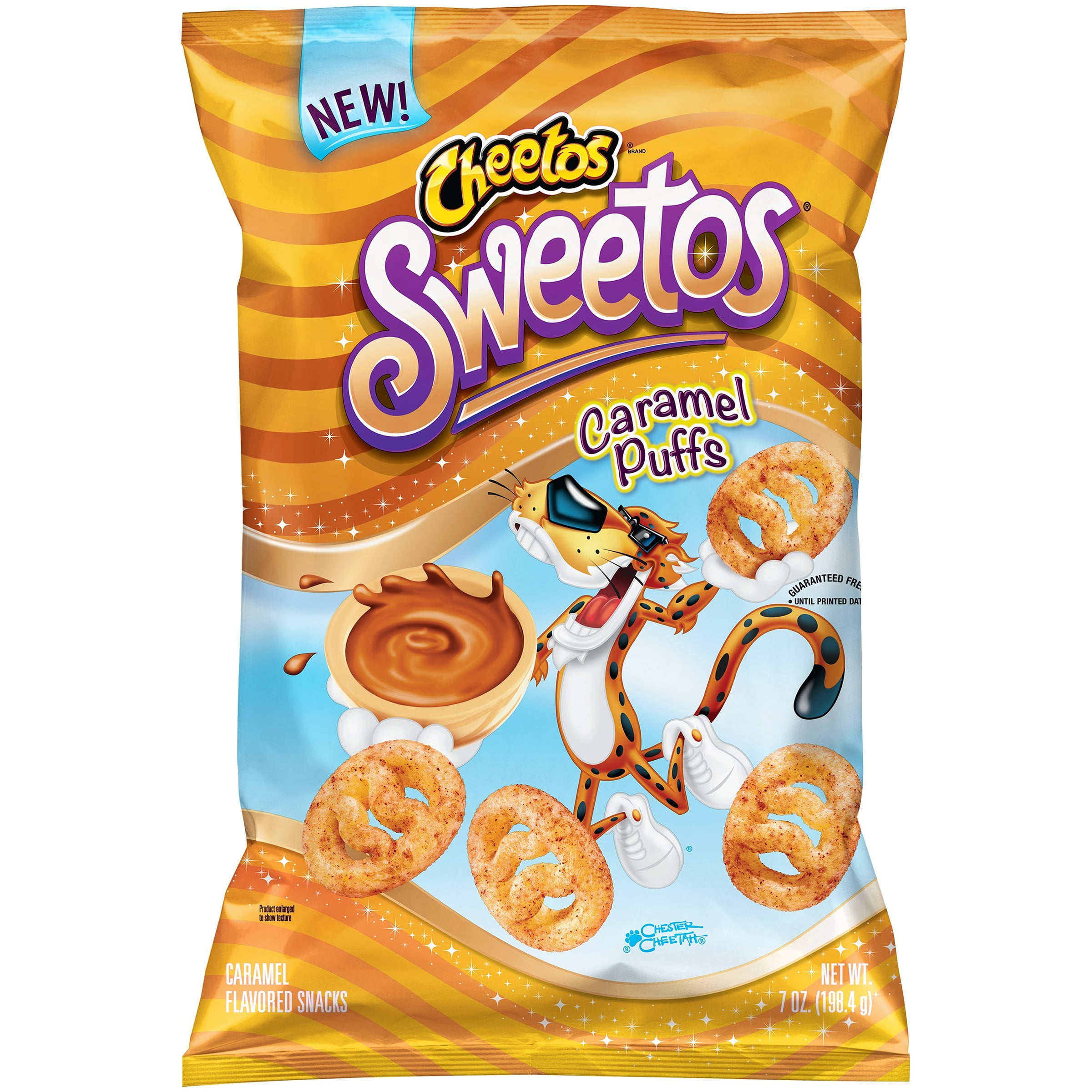 Cheetos Sweetos Caramel Puffs Caramel Flavored Snacks, 7 Oz. Walmart