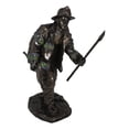 thumbnail image 6 of Fireman With Fire Axe And Fork Statue 7.25"Tall In The Line of Duty Fire Rescue, 6 of 9