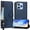 Blue, variant on FOXDOCK forMotorola Moto G86Wallet Case with Zipper Pocket & Wrist Strap, PU Leather Flip Cover with Card Slots, Kickstand, Magnetic Closure