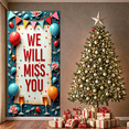 thumbnail image 5 of Shiny Golden We Will Miss You Banner Party Decoration Background Balloons Streamers Bunting for Farewell Party Retirement Party Departure Celebration Photography Props, 5 of 7
