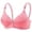 Watermelon Red, variant on Bixock Wireless Bra for Women No Underwire Plus Size Seamless Tank Bra Fixed Cups Wide Straps Stretch Casual Home Wear Women Under Wear