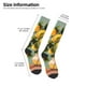 thumbnail image 2 of Balery Retro Warm Lemon Flower Calcetines novedosos Calcetines deportivos Calcetines hasta la rodilla Calcetines de algodón Calcetines originales y geniales, 2 of 6