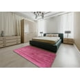 thumbnail image 4 of Ahgly Company Indoor Square Mid-Century Modern Neon Hot Pink Oriental Area Rugs, 5' Square, 4 of 6