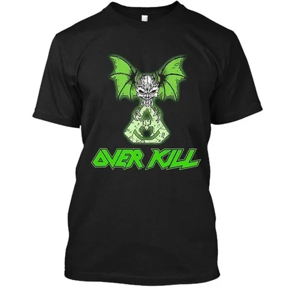 New Popular Overkill American Thrash Music Classic Graphic T-Shirt S-5Xl