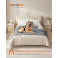 thumbnail image 2 of Feandrea Manta Impermeable para Perros Grandes, 208 x 132 cm, Funda Lavable a Máquina para Sofá, para Mascotas, Antideslizante, Gris Paloma, 2 of 5