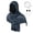 Dark Blue, variant on Larp Cosplay Accessory, Frayed Medieval Hooded Scarf Cosplay Accessory, Crinkled Renaissance Warrior Head Wrap With Viking Pin Safety Pins for Halloween Larp Party, Dark Purple One Size