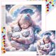thumbnail image 1 of Con Cuentas Cuadradas 5D DIY Del Niña 35x45cm, 1 of 10