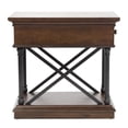 thumbnail image 5 of Tribeca Drawer Chair Side Table in Brown, 5 of 5