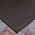 thumbnail image 5 of Couristan 2' x 11.75' Cocoa Brown and Beige Patterned Rectangular Throw Rug Runner, 5 of 9