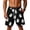 Black_#04, variant on Men's Halloween Ghost Pattern Soft Pajama Shorts Elastic Drawstring Daily Lounge Holiday Shorts,Black XL