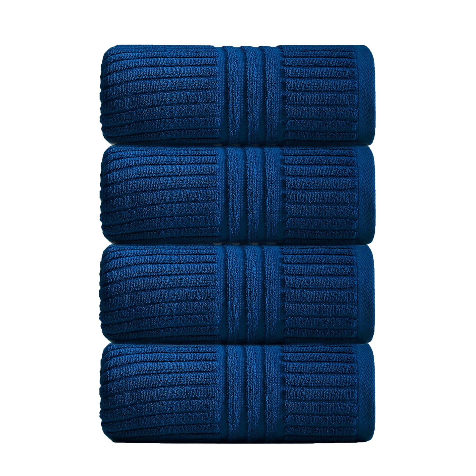 Summer Savings Clearance! Boovnll 4 Pack Hand Towels for Bathroom, 13x28" Super Soft & Absorbent Quick Dry Solid Color Cotton Towels, Thicken Microfiber Hand Towels for Hotel, Pool, Spa, Beach, Towels