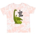 thumbnail image 3 of Inktastic I Love My Dad with Baby and Daddy Brontosauruses Boys or Girls Toddler T-Shirt, 3 of 5