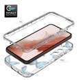 thumbnail image 4 of for Samsung Galaxy S23 Two-Layer Structure Case, Crystal Clear Shock Absorption Bumper Rugged Clear PC Back & Soft TPU Painted Pattern Design Shockproof Protective Cover, Butterfly, 4 of 7