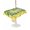 Green, variant on Outdoor Tablecloth with Umbrella Hole for Patio/Picnic/Party/Camping, Yellow Lemon Waterproof Table Cloth Rectangle Table Cover Washable, Summer Botanical Lemons Cute Yellow (60"x 84")