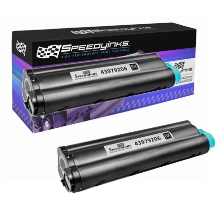 Speedy Compatible Toner Cartridge Replacement for Okidata 43979206 High-Yield (Black  2-Pack)