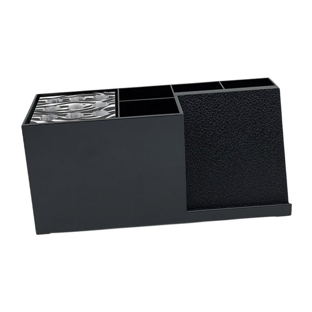 Organizador de tijeras de peluquería, caja de almacenamiento de herramientas de peluquería para el hogar negro