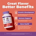 thumbnail image 4 of MaryRuth's Organic Toddler Multivitamin Gummies, Immune Support, Overall Health, Vegan, Mixed Berry and Cherry Flavor, 60 Count, 4 of 11