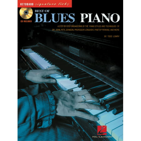 Hal Leonard Best of Blues Piano Signature Licks Songbook with