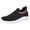 Black, variant on Women's Walking Tennis Shoes Slip On Sneaker Comfortable Lightweight Casual Athletic Gym Shoes Pink 36