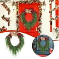 thumbnail image 1 of Couronne de Fête Élégante avec Verdure Réaliste et Baies pour Porte Intérieure Extérieure, 1 of 6